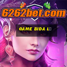 game bida lỗ