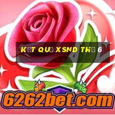 Kết quả XSND Thứ 6