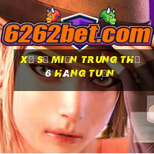 xổ số miền trung thứ 6 hàng tuần