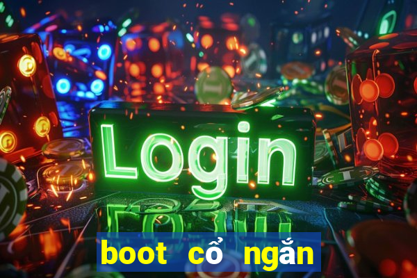 boot cổ ngắn đế bệt