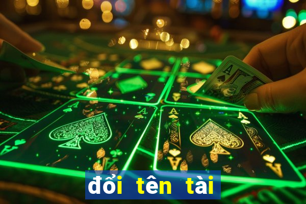 đổi tên tài khoản win 10