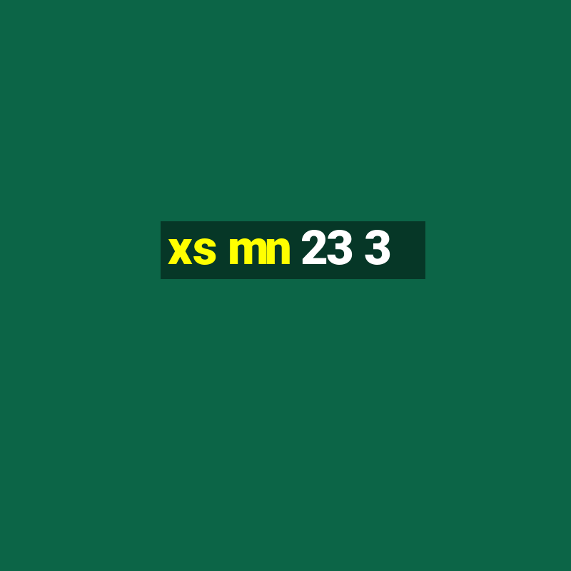 xs mn 23 3