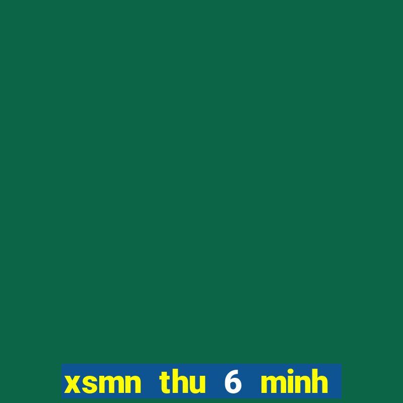 xsmn thu 6 minh ngoc truc tiep