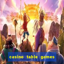 casino table games with bonus