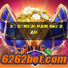 xổ số miền nam ghi bàn