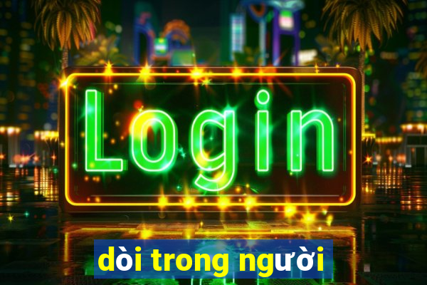 dòi trong người