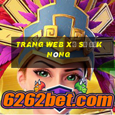 Trang web xổ số Đắk Nông