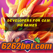 developers for casino games