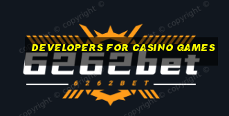 developers for casino games