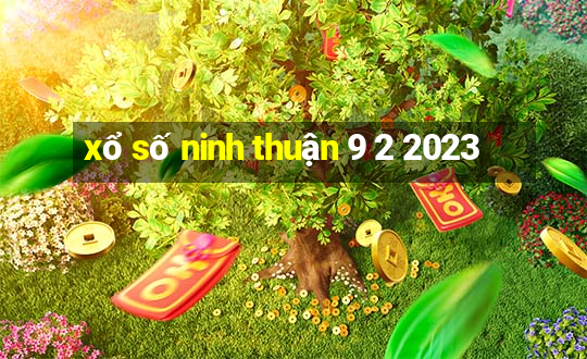 xổ số ninh thuận 9 2 2023