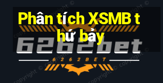 Phân tích XSMB thứ bảy