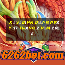 xổ số bình dương ngày 17 tháng 2 năm 2024