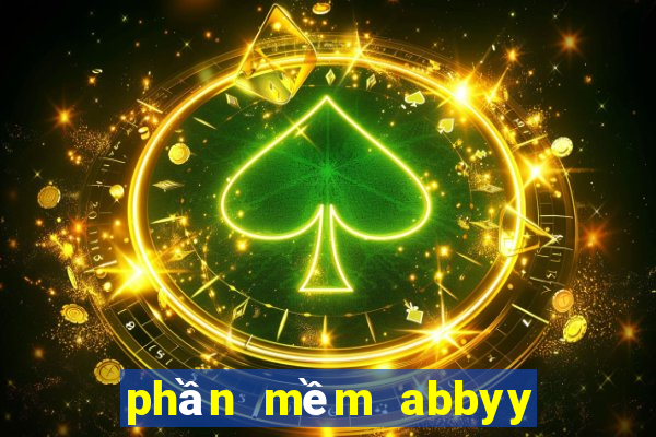 phần mềm abbyy finereader 15