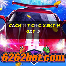 Cách đặt cược XSKT ngày 5