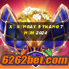 xổ số ngày 5 tháng 7 năm 2024