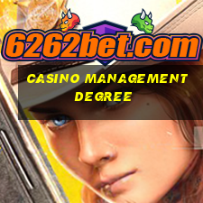 casino management degree