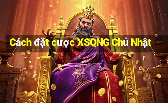 Cách đặt cược XSQNG Chủ Nhật