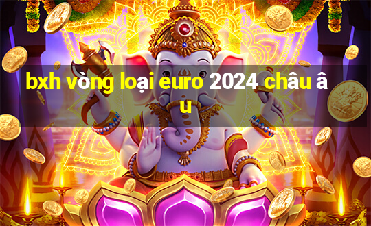 bxh vòng loại euro 2024 châu âu