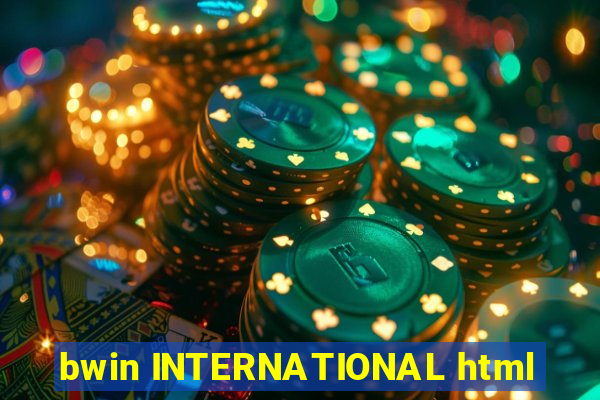 bwin INTERNATIONAL html