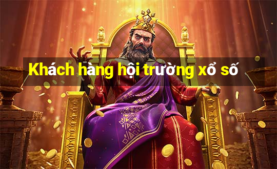 Khách hàng hội trường xổ số