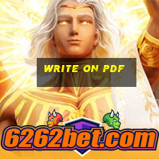 write on pdf