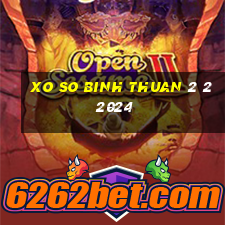 xo so binh thuan 2 2 2024