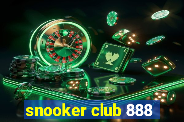 snooker club 888