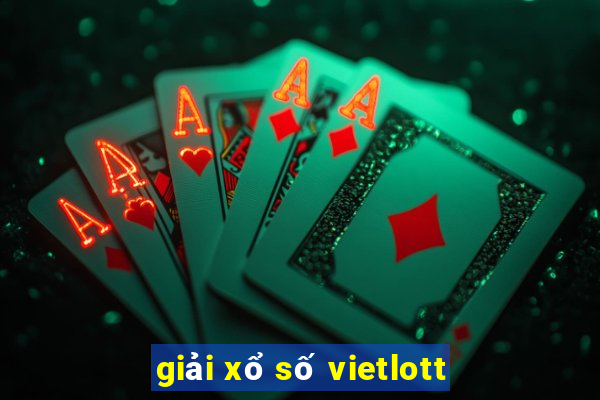 giải xổ số vietlott