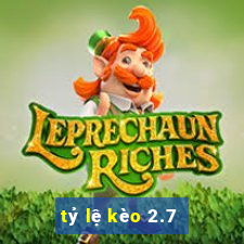 tỷ lệ kèo 2.7