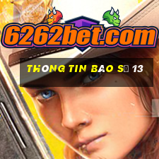 thông tin bão số 13