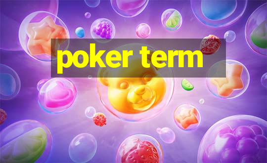 poker term