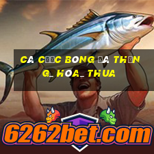 Cá cược bóng đá thắng_ hòa_ thua