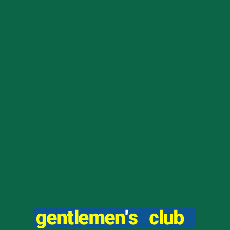 gentlemen's club cape town