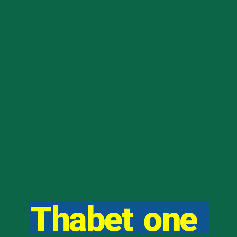 Thabet one