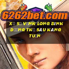 xổ số vĩnh long bình dương thứ sáu hàng tuần