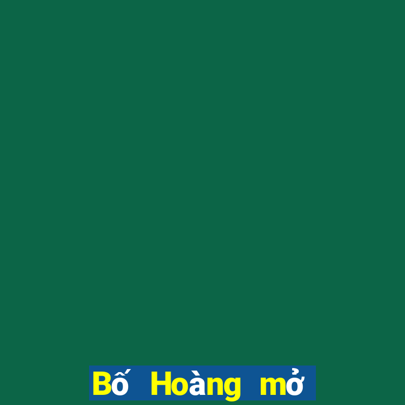 Bố Hoàng mở tài khoản