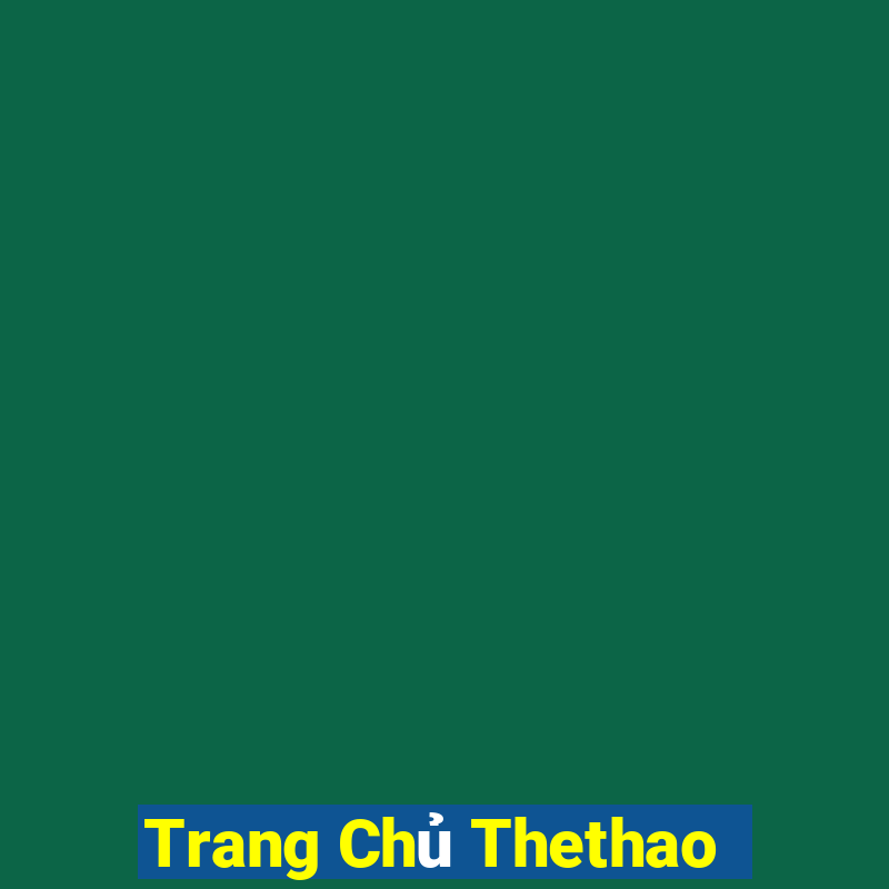 Trang Chủ Thethao