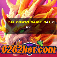 Tai Zowin Game Bài 789