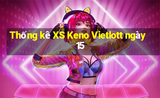 Thống kê XS Keno Vietlott ngày 15