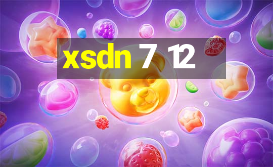 xsdn 7 12