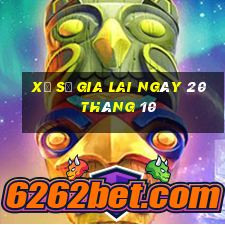 xổ số gia lai ngày 20 tháng 10