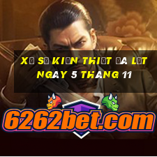 xổ số kiến thiết đà lạt ngày 5 tháng 11