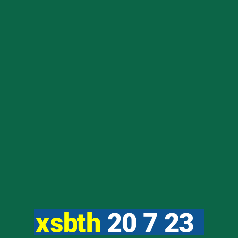 xsbth 20 7 23