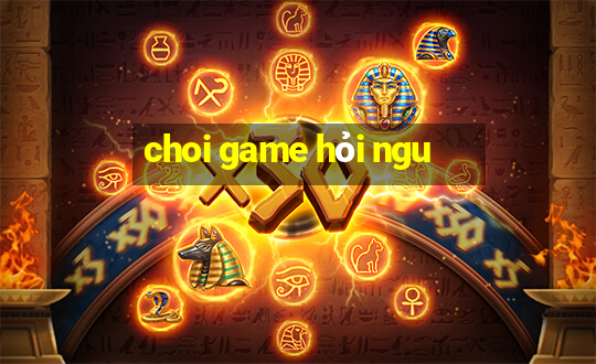 choi game hỏi ngu