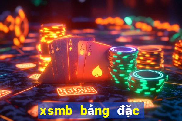 xsmb bảng đặc biệt tuần