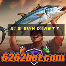 xổ số bình dương 7 7