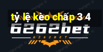 tỷ lệ kèo chấp 3 4