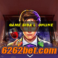 game bida lỗ online