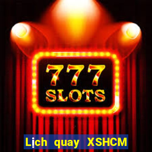 Lịch quay XSHCM ngày thứ năm