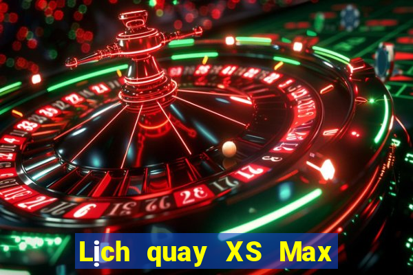 Lịch quay XS Max 4D ngày 15